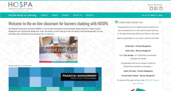 Desktop Screenshot of hospalearning.org